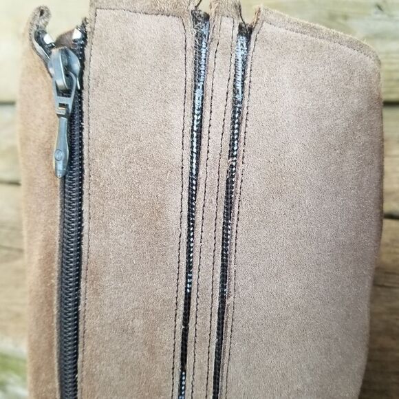 Vintage 90s y2k Morland Sheepskin 16" English Equestrian Shearling Boots 10.5 - Picture 11 of 15